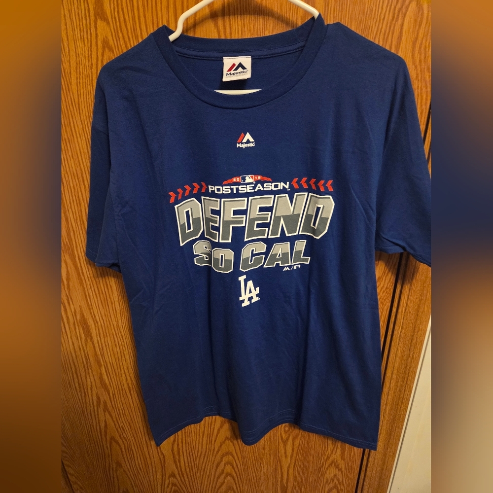 Majestic Los Angeles Dodgers Shirt Sz Large Men's NWOT MLB